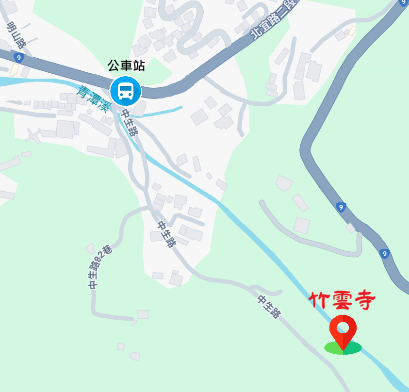 竹雲寺地圖